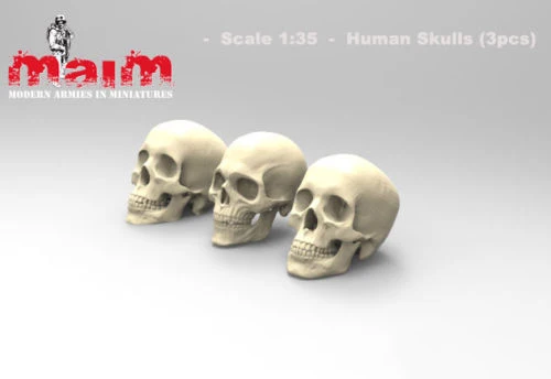 

Unassambled 1/35 RESIN Skulls Set modern parts Figure Historical Resin kit miniature model Unpainted