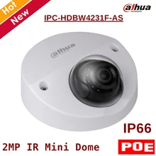 2MP English POE Dahua IP Camera IPC-HDBW4231F-AS IR distance 20m 1080P Security Camera Support sd card 128G IOS Android View