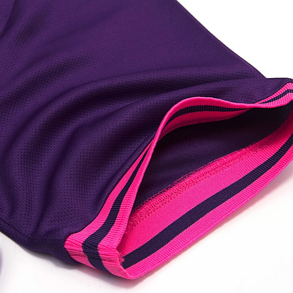 Deep purple Для мужчин с коротким рукавом 2018/цвет размер отслеживания фиолетовый комплекты Джерси взрослых футбол костюм Футбол Джерси