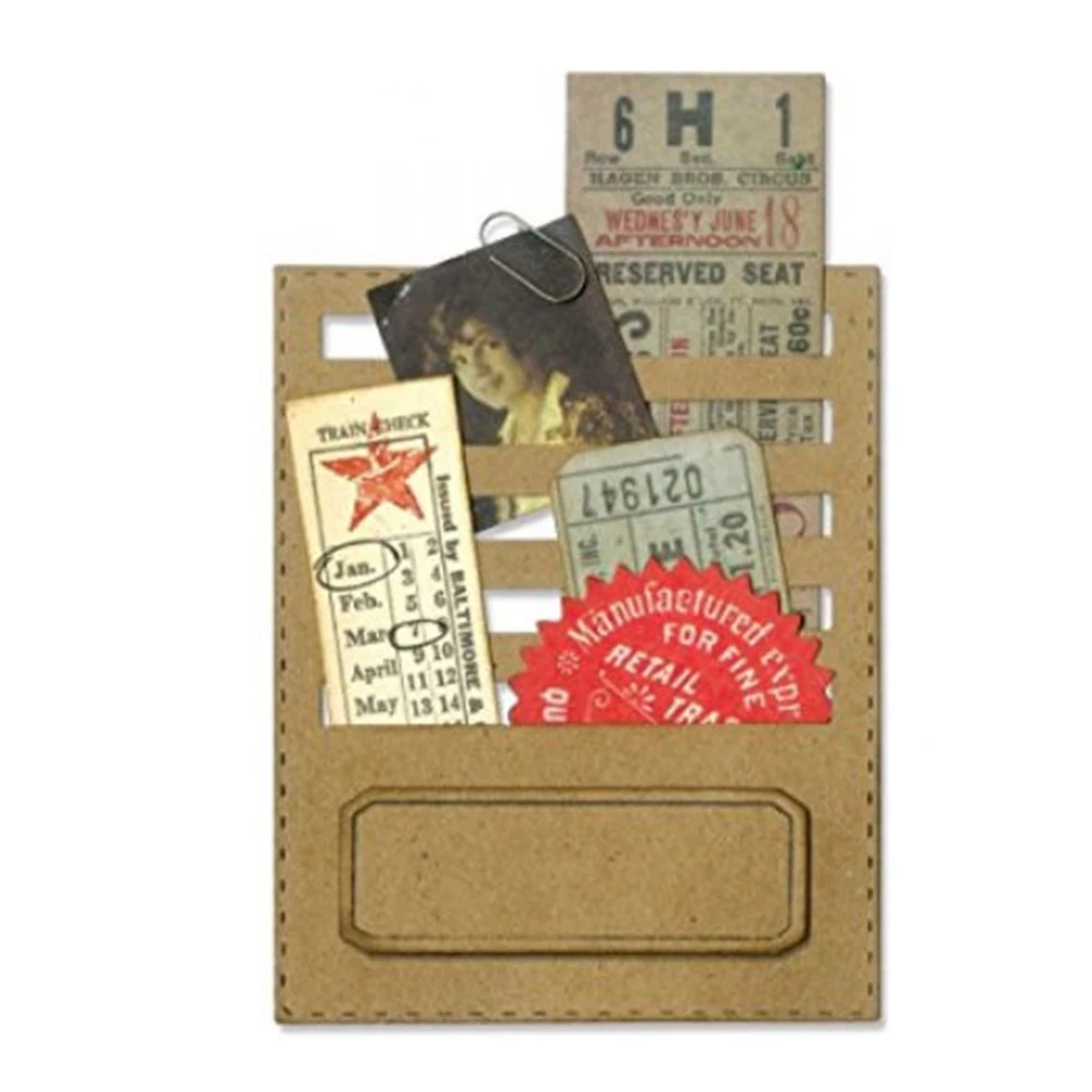 Metal Cutting Dies Rectangle folder Background Stamps and for DIY Card Making Scrapbooking Craft Album Stamp Die Stencil | Дом и сад