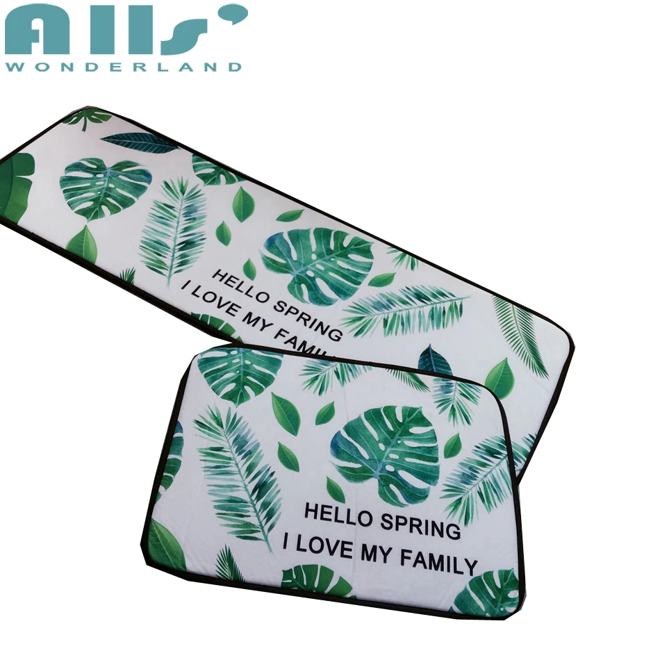 Green Short Plush Floor Mats Home Carpet Outdoor Modern Long