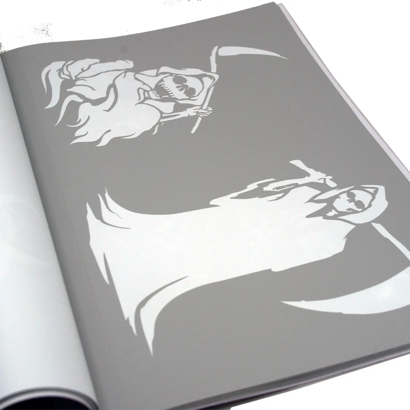 Temporary Airbrush Tattoo Stencil Book Airbrush stencils Temporary Airbrush Tattoo Stencil Book Airbrush stencils
