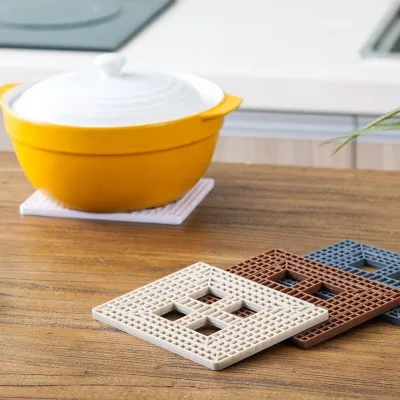 

Creative square folding pot pad High temperature resistant insulated against the hot place mat cup mat 16.1*12.2*0.7cm