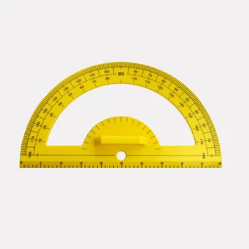 

Large Size Plastic Protractor Mathematical Angle Measurement Teaching Aids Blackboard Plotting Tool Protractor with Handle