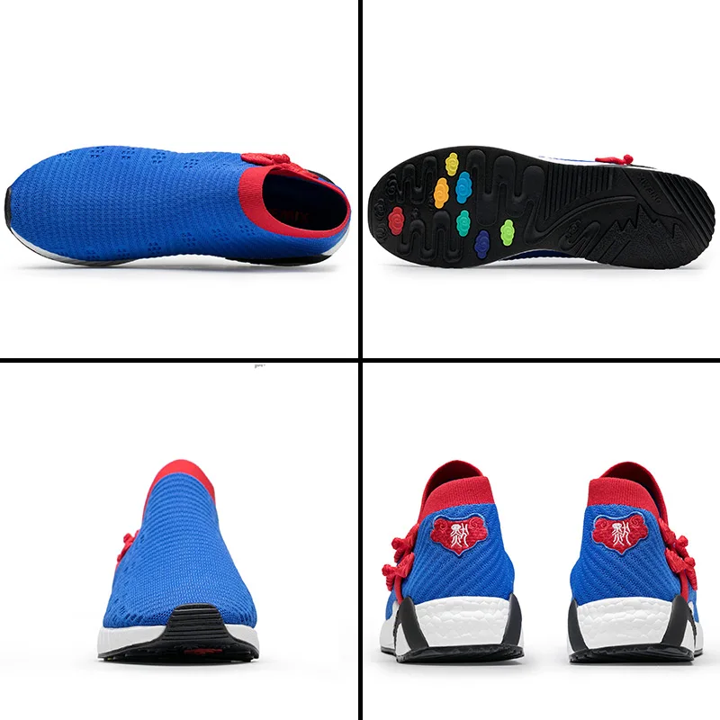 Фото ONEMIX Socks спортивная обувь для мужчин ретро дышащие кроссовки трикотажные прочные резиновые подошвы носки обувь Прогулочные кроссовки №4