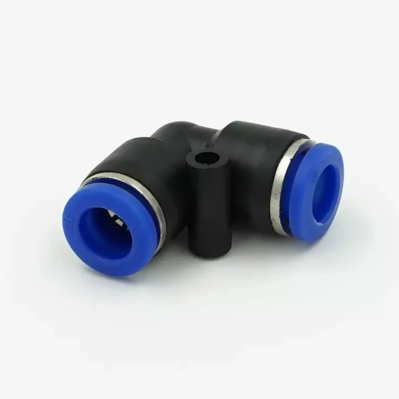 E 100 шт., 6 мм, быстроразъемные соединители, пластиковые стыковые соединения, аксессуары для охлаждения, пневматические фитинги для труб