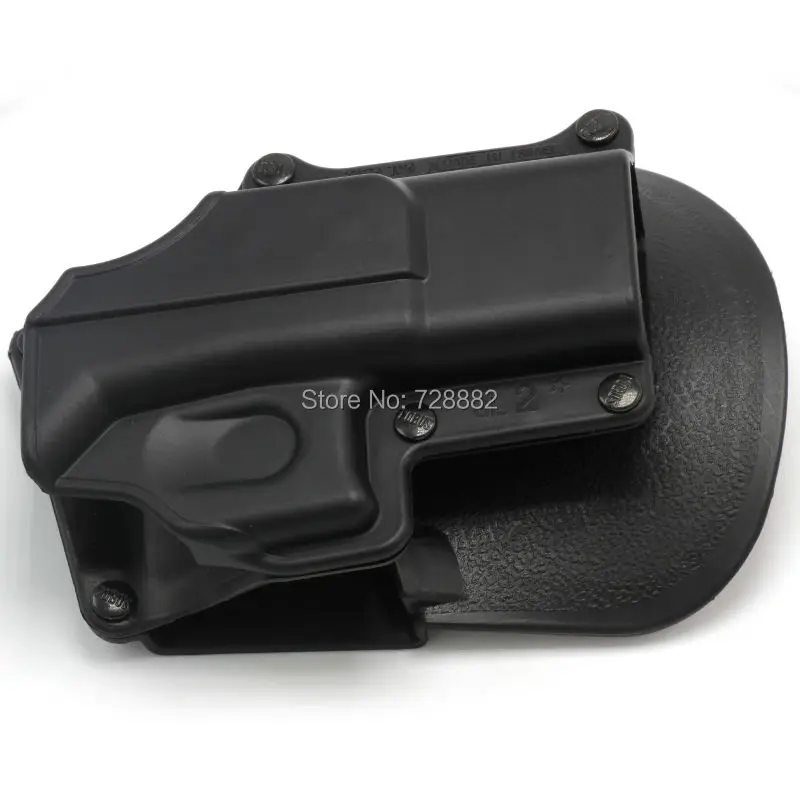 Тактическая правая петля ремня лопастная платформа кобура пистолета для Glock 17 19 22