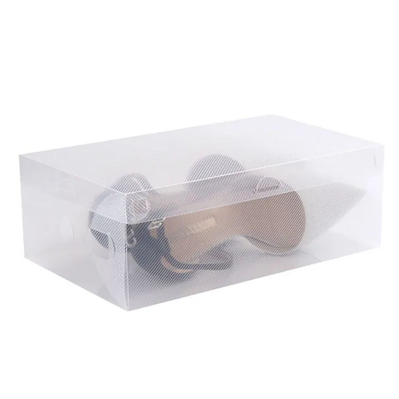 

Shoe Box clear plastic box Clamshell Shoes Storage Case Holder dust-proof Shoes Organizer Box