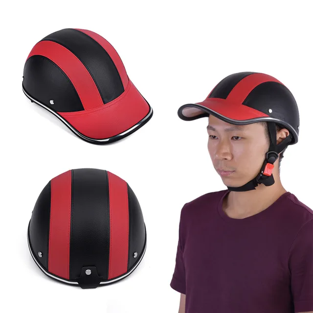 Motorcycle Helmets Bike Half Open Face Protective Helmet Hard Hat Safety Unisex Protect Helmet Racer Helm Matte Motocross