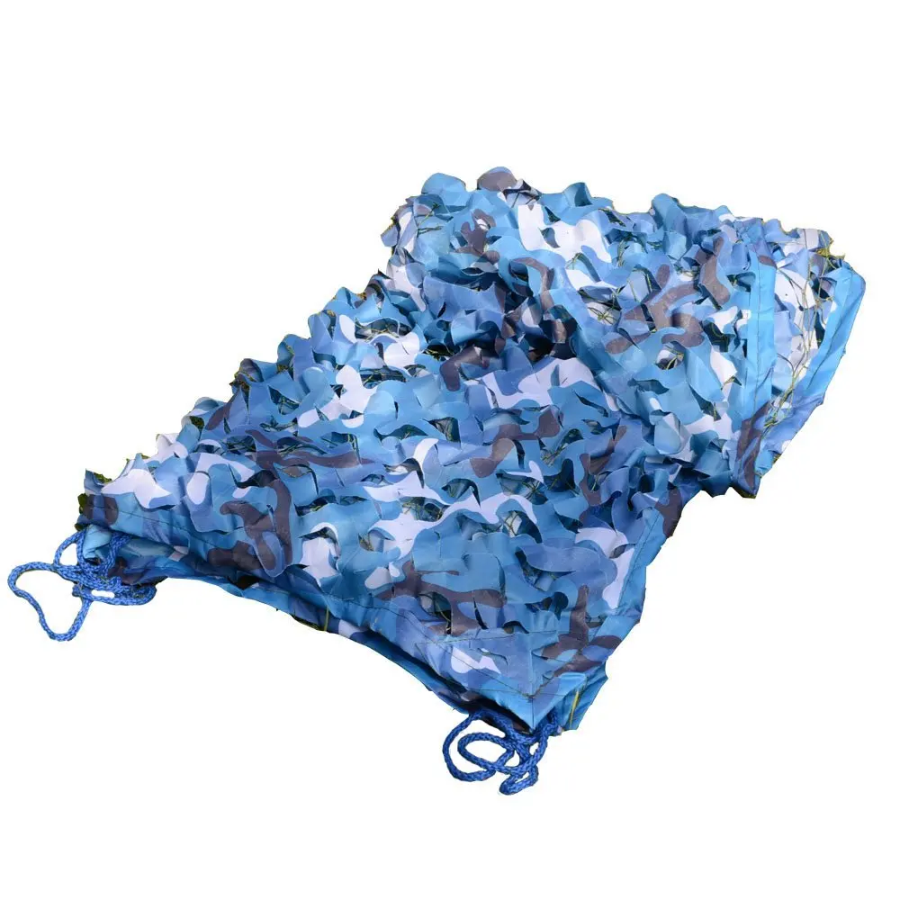 

2M*5M Sea Blue Camo Netting Military Camo Netting Army Camouflage Jungle Net Shelter for Hunting Camping Hiking Sports Car Tent