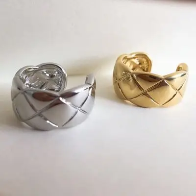 

2019 Fashionable Trendy Gilded Ring Gold & White 2 Color Female Ring bague anillos mujer anel aneis anelli Women ring bisuteria