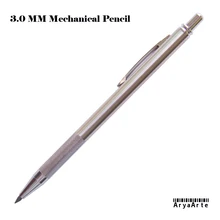 3,0 мм полностью металлические механические/автоматические карандаши, простой держатель, стальные офисные школьные принадлежности, канцелярские товары для рукоделия