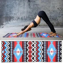 180*63 см Ретро Коврик для йоги полотенце без скольжения тренажерный зал упражнения пилатес портативный тренировочный чехол одеяло мягкое полотенце с сумкой