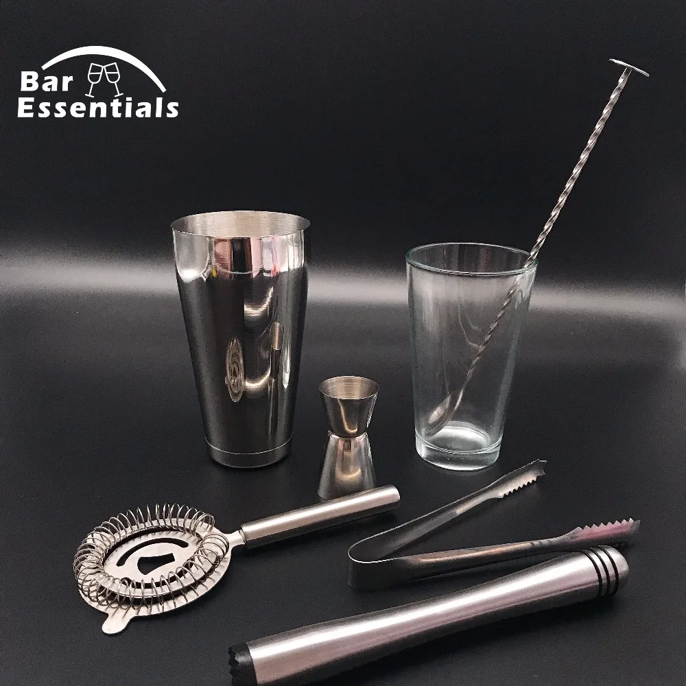 Buy Practical 6pcs Stainless Steel Cocktail Shaker