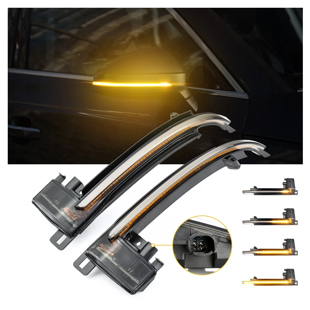 2 шт. поворотники для Audi A6 C6 4F A4 A5 B8 Q3 SQ3 A3 8P S4 S5 S6|Сигнальная лампа| |