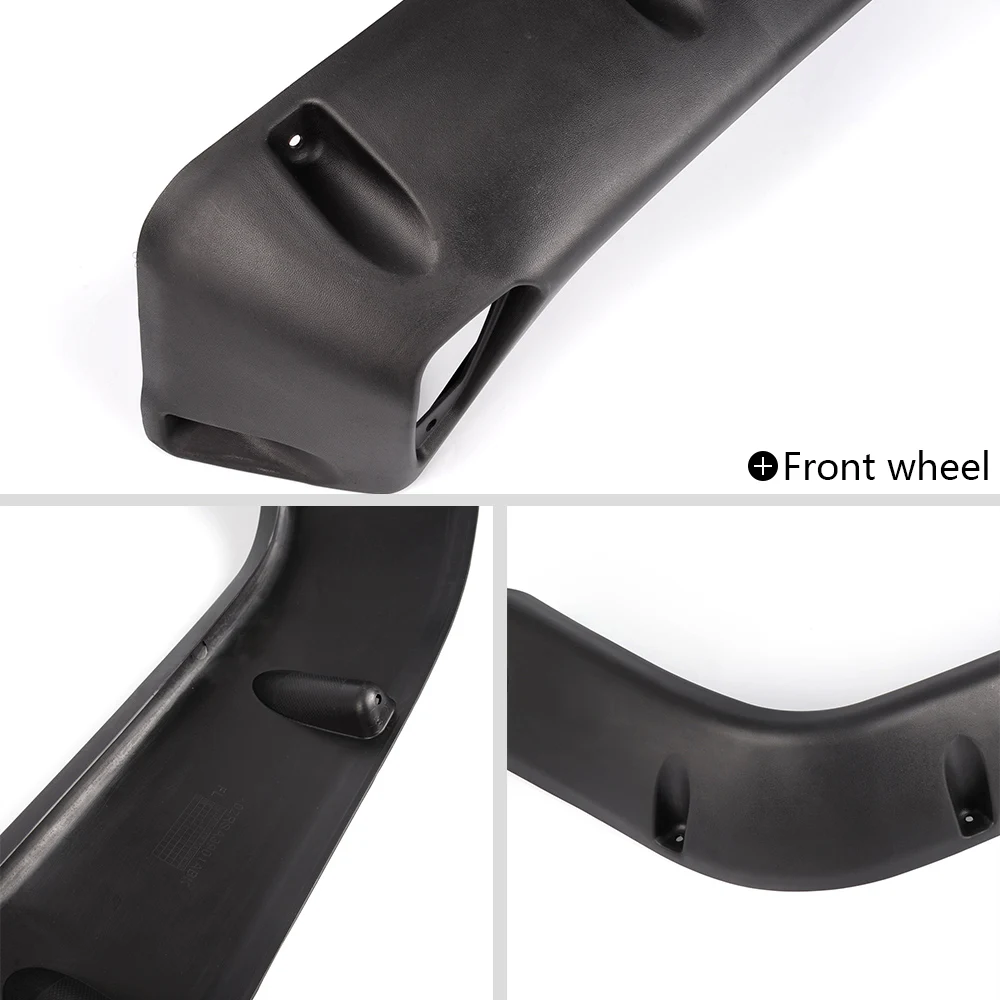 6PC 97-06 Jeep Wrangler TJ 7/" Wide Black Pocket Extended Fender Flares Kit