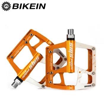 

BIKEIN Mountian Bike 9/16 Inch CNC Aluminum Anti-slip Flat Pedal BMX Road Cycling Bicycle Platform Pedals MTB Accessories 360g