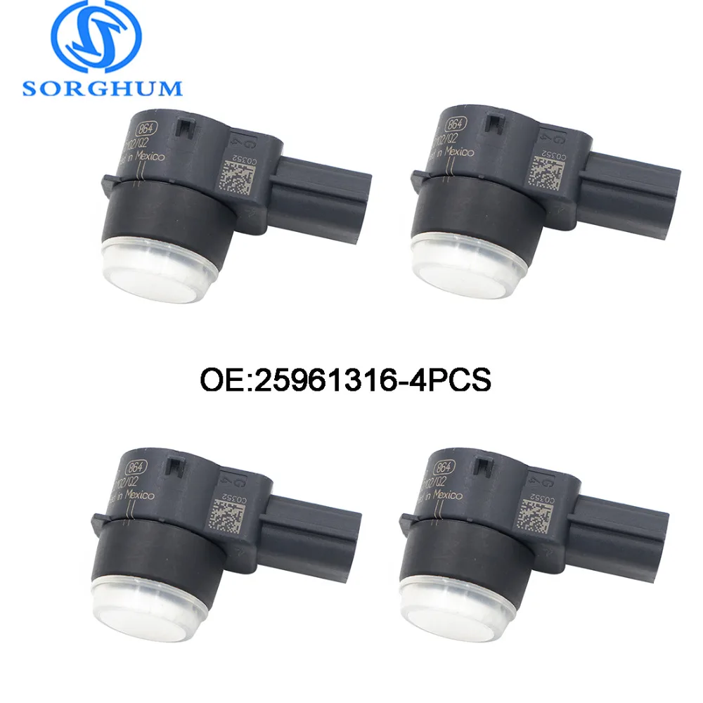 

4pcs 25961316 PDC Parking Sensor For Opel Buick Cadillac Chevrolet GMC 2009-2010 25962147,25961317,21995586,15239247,25961321