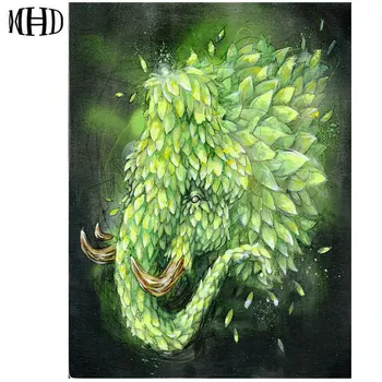 

New Man Square / Round 5D DIY Diamond Cross Stitch Elephant Crystal Diamond Embroidery Room Decoration Diamond Mosaic Painting