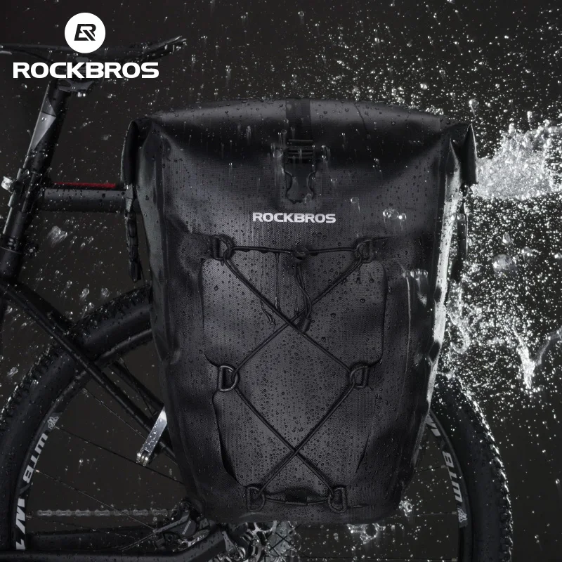 Mountain Bicycle Pannier Waterproof Bike Cycle Travel Rear Rack Seat Trunk Bags