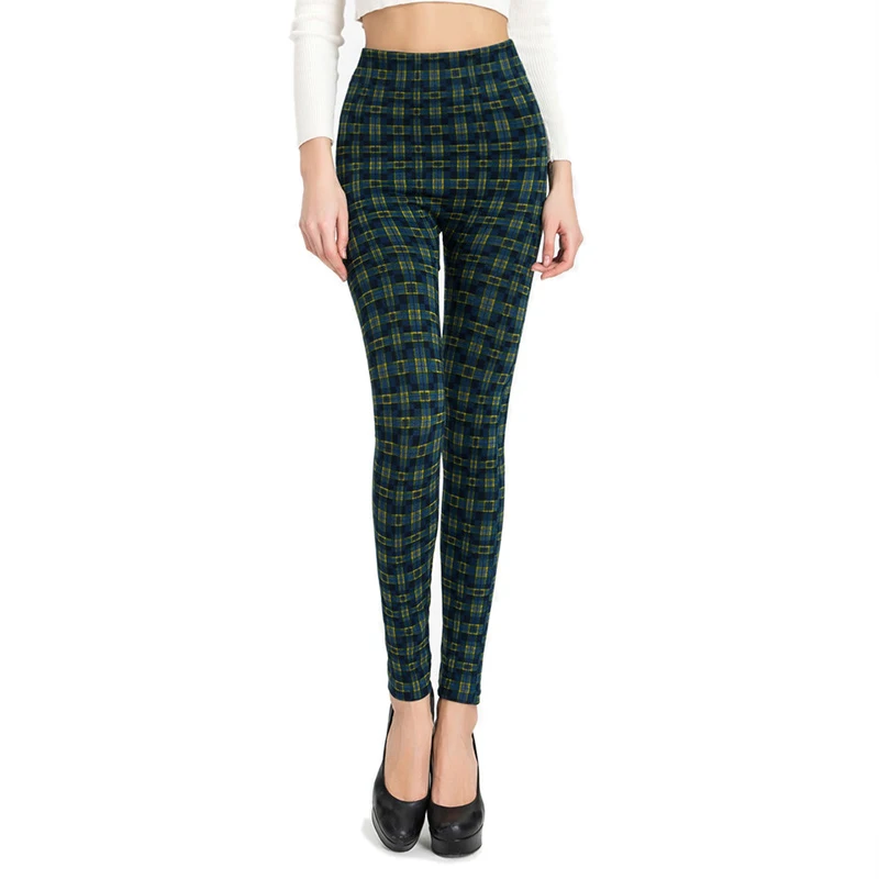 Fashion Sexy Slim Plaid Leggings for Women 2019 Big Size Office Lady High Waist Work Out Legging Fitness Legins Red Green Orange Fashion Sexy Slim Plaid Leggings for Women 2019 Big Size Office Lady High Waist Work Out Legging Fitness Legins Red Green Orange