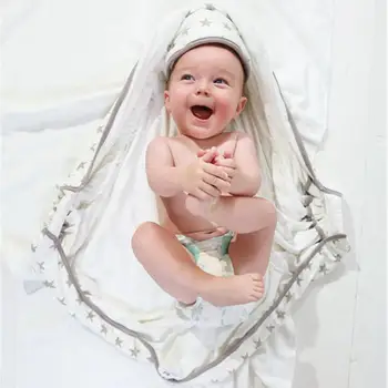 

Portable Baby Swaddle Wrap Parisarc 100% Cotton Soft Infant Newborn Baby Products Blanket & Swaddling Wrap Blanket Sleepsack