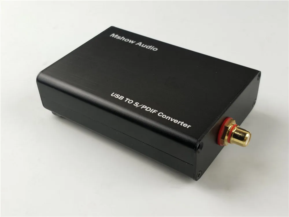 

Mshow 2017 New XMOS XU208 USB To Coaxial DAC Digital Interface / I2S Support DSD DOP / HIFI audio/