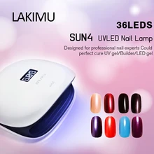 Lakimu лампа фототерапии ногтей Сушилки свет лампы светодиодный сушки отверждения станок УФ-лампы для ногтей Гель-лак ногти Книги по искусству маникюр