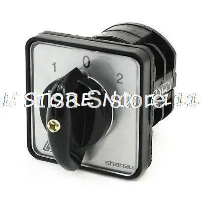 

660V Ui 10A Ith 1-0-2 ON-OFF-ON Universal Rotary Cam Changeover Switch