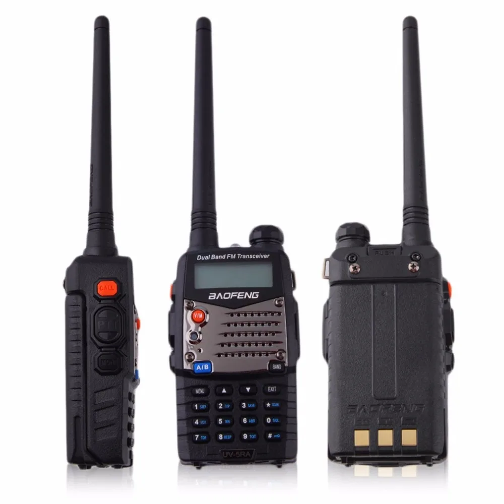 

UV-5RA Professional Hand-held Transceiver FM Radio Receiver Walkie-talkie Interphone Scanner Dual Band EU Plug Dual-Standby