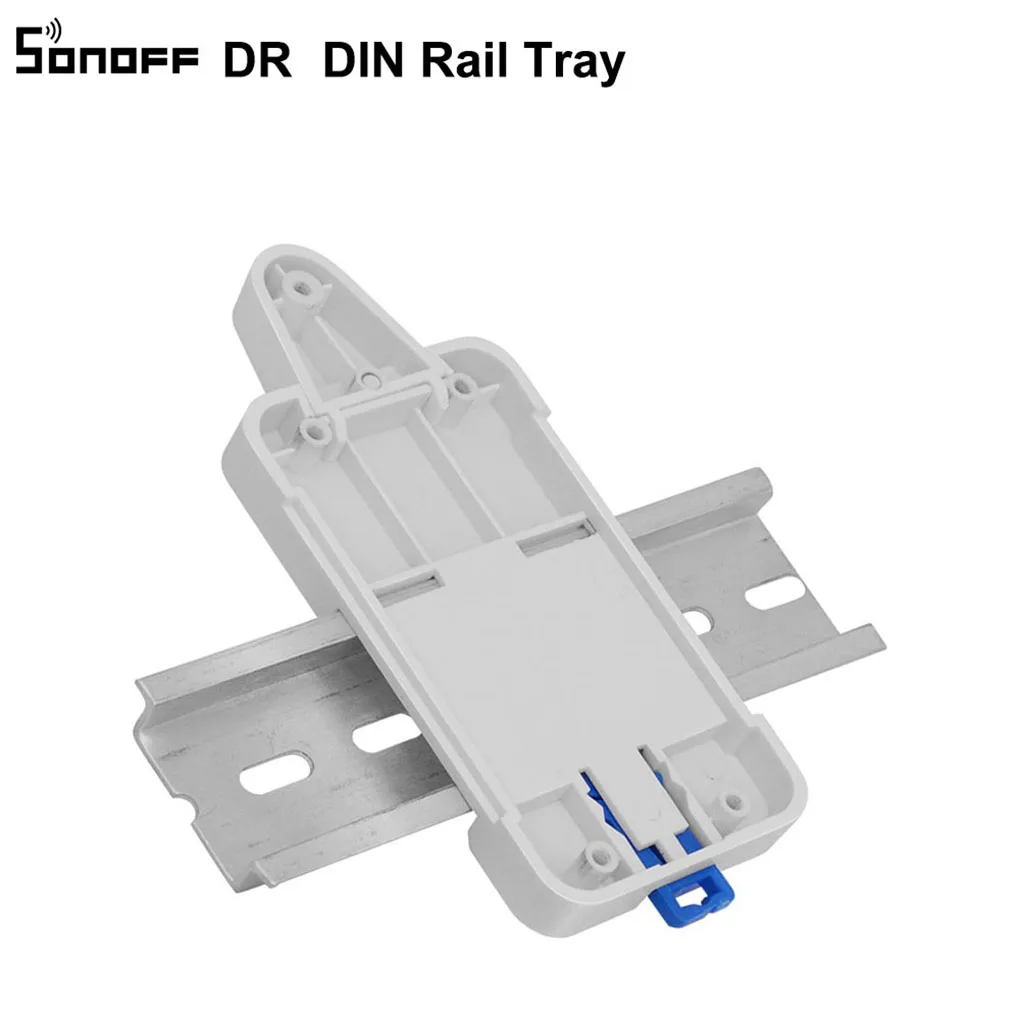 Sonoff dr Din Rail лоток Регулируемый установленный рейку Чехол держатель стойку решение для Sonoff продуктов