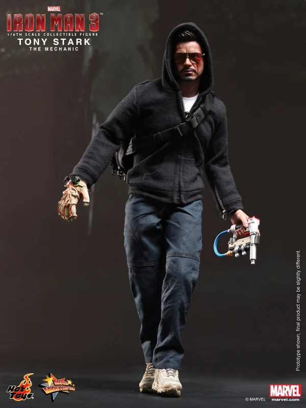 Горячие игрушки Hottoys HT MMS209 1/6 модель Железного человека Тони Старк механик Коллекционная Фигурка Спецификация новая коробка