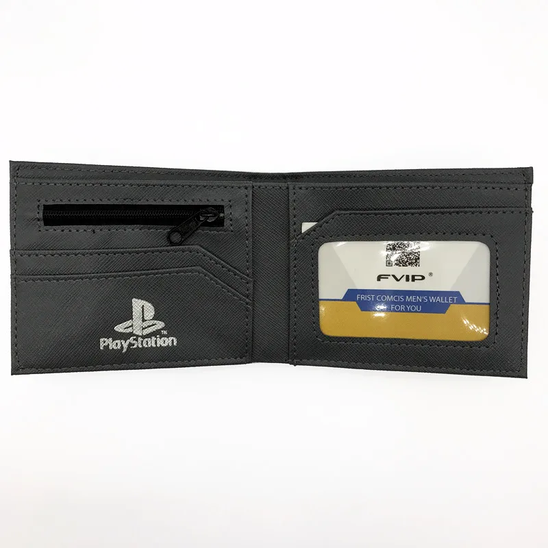 Hot Playstation Wallet Playstation 4 Youth Individuality Original Paragraphs Short Transverse Fashion Purse With Coin Pocket best minimalist wallet