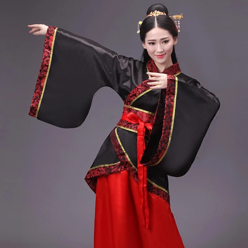Женское платье Hanfu танцевальный костюм женское традиционное китайское семейное
