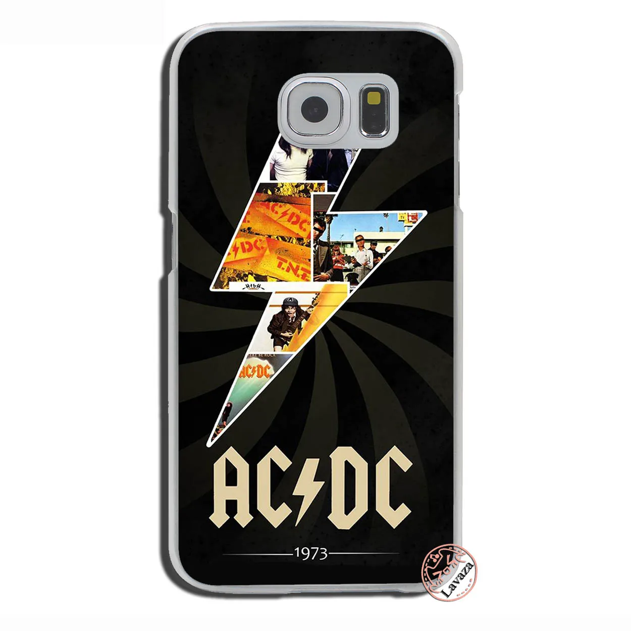 Lavaza ac dc плакат ACDC музыка жесткий чехол для телефона с рисунком в виде чехол для samsung Galaxy S10 E S10E S8 S9 плюс S6 S7 Edge Plus телефонные чехлы - Цвет: 3