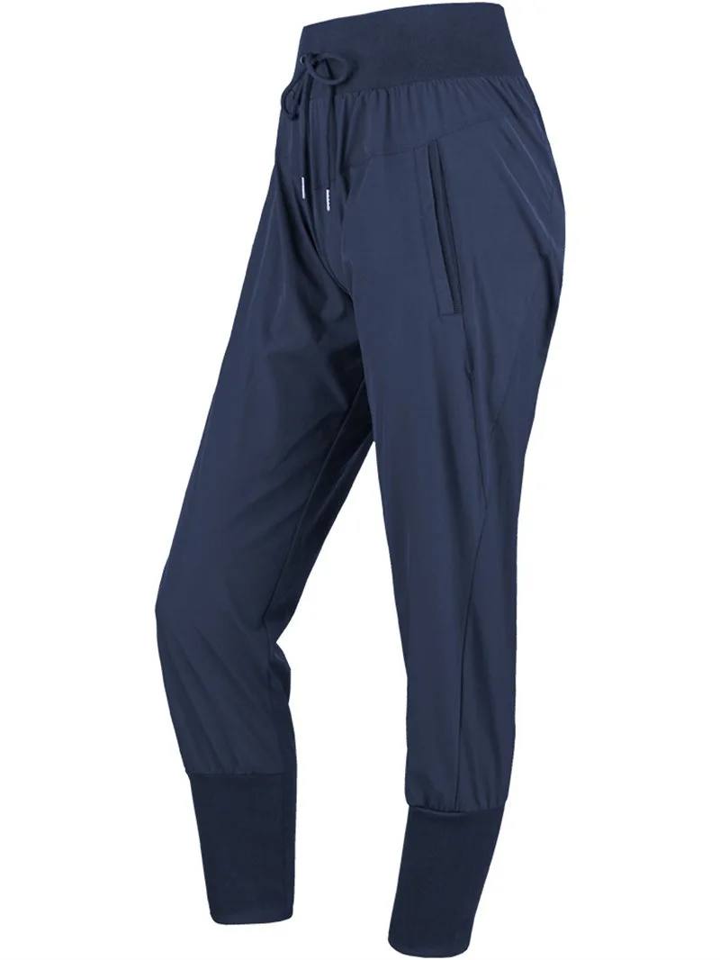 Женские штаны для бега, свободные, быстросохнущие, для тренировок на открытом воздухе, для пробежек, спортивная одежда для женщин, спортивные штаны