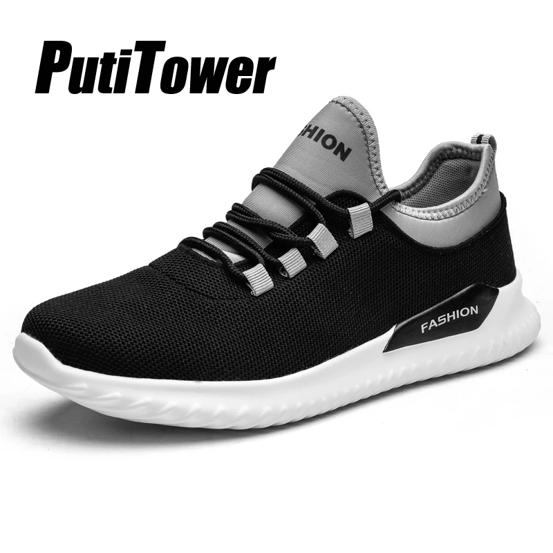 

Breathable Sneakers Men Lace-Up Casual Shoes Man Air Mesh Flat Platform Shoe Soft Trainers Male Sapatos Homens Chaussures Homes