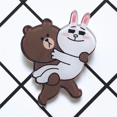 bear cartoon brooch badge_008