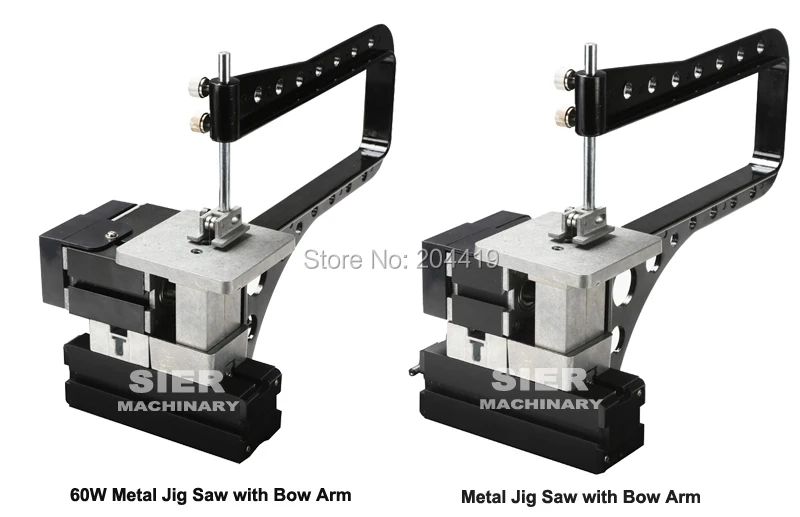 jig saw with bow arm