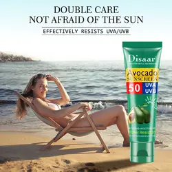 Летний крем для лица SPF50, авокадо, солнцезащитный крем, масло ши, без радикального отжима, антиоксидант, новый солнцезащитный крем