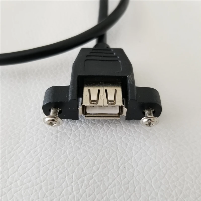 50 шт./лот 90 градусов под прямым углом 5Pin Mini B штекер USB A Женский кабель для передачи