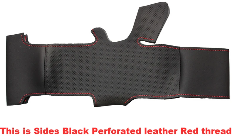 Mewant-Black-Artificial-Leather-Car-Steering-Wheel-Cover-for-Honda-CRV-CR-V-2012-2015-7