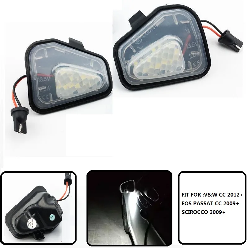 2 шт./компл. стайлинга автомобилей Светодиодный ваши зеркала и добавит позитива вашей поездке огни лампы подходят для VW CC EOS PASSAT SCIROCCO 2012+ аксессуары светодиодный лампы