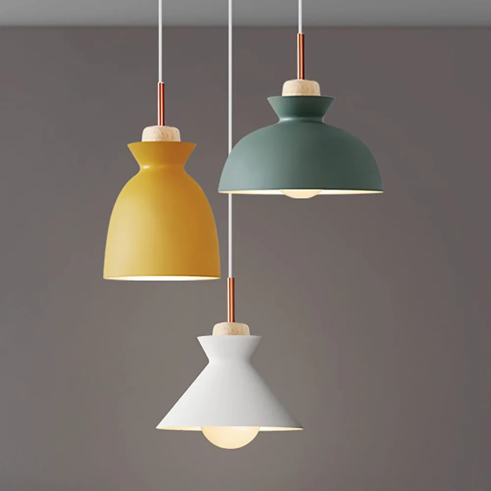 

ZHAOKE modern pendant lights Nordic led lamp Christmas decorations for home lighting lamps for living room with lampshade