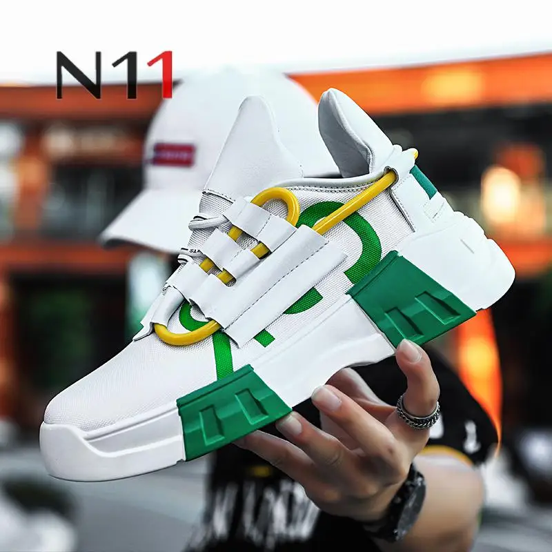 

N11 2019 Trend High Quality Men's Sneakers Fashion Men's Comfortable Hommes Shoes Zapatillas Men's Casual Shoes Large Size 45