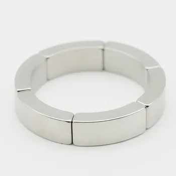

NdFeB Arc Segment OD32xID25x60degx6 mm N42 Motor Magnet for Generator Wind Turbine Neodymium Rotor Magnet Cercumference Dia 32mm