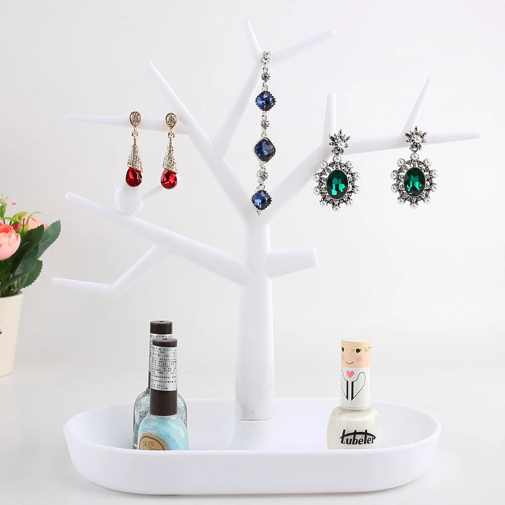 Colorful Jewelry Bracelet Necklace Earring Ring Display Stand Organizer