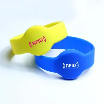

WB02 Silicone RFID Wristband RFID Bracelet DESFIRE EV1 2K: 13.56MHZ 2K BYTES R/W ISO14443A