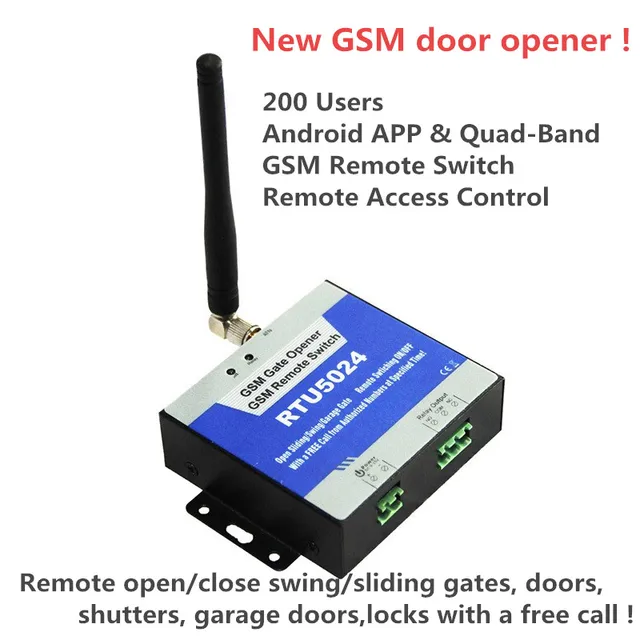 Remote GSM Controller SMS Call Relay Switch GSM Gate