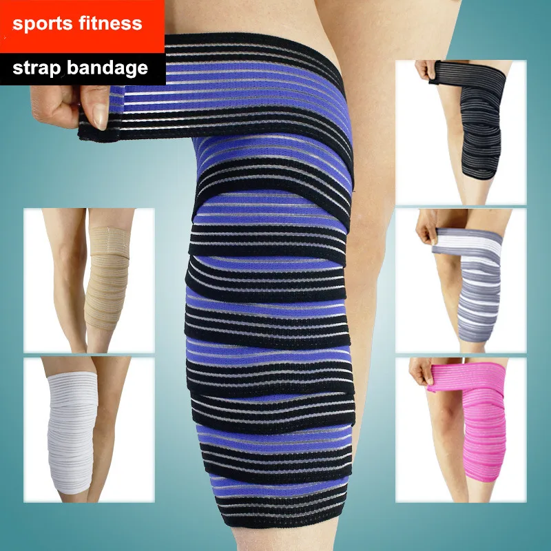 90/200cm sports tape elastic bandage knee protector strap basketball